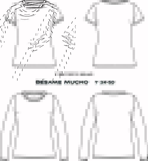 tee-shirt Besame Mucho patron de couture Festive Road